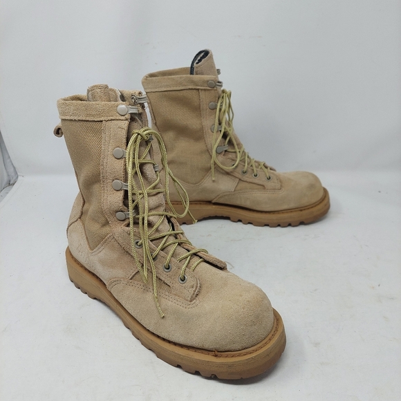 Rocky 790G Desert Tan Suede Military Combat Boots Gore Tex Tactical Size 6.5 W - Picture 10 of 10